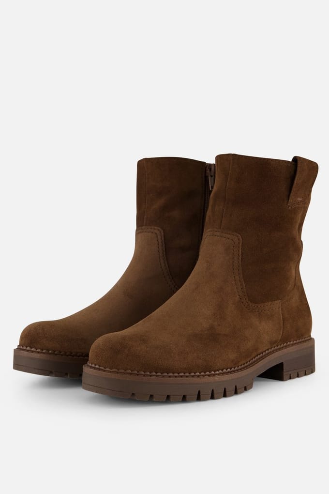 Gabor Gabor Enkellaarsjes bruin Suede