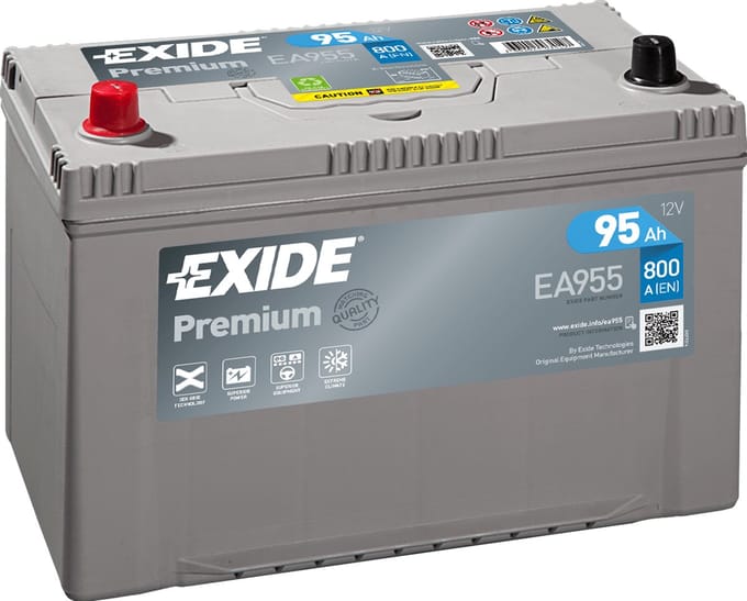 Exide Technologies EA955 Premium 12V 95Ah Zuur