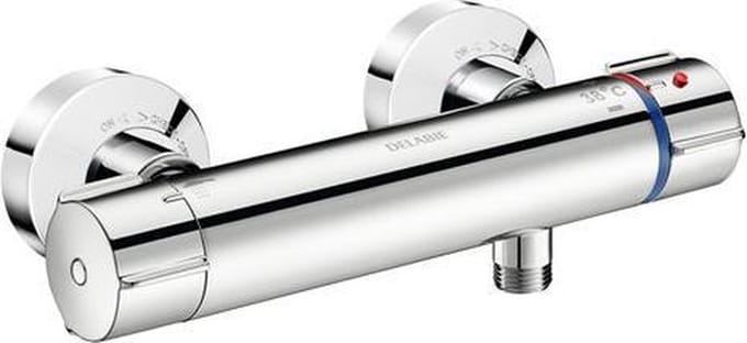 Delabie Securitherm Biosafe Thermostatische Douchemengkraan S/C-Kop