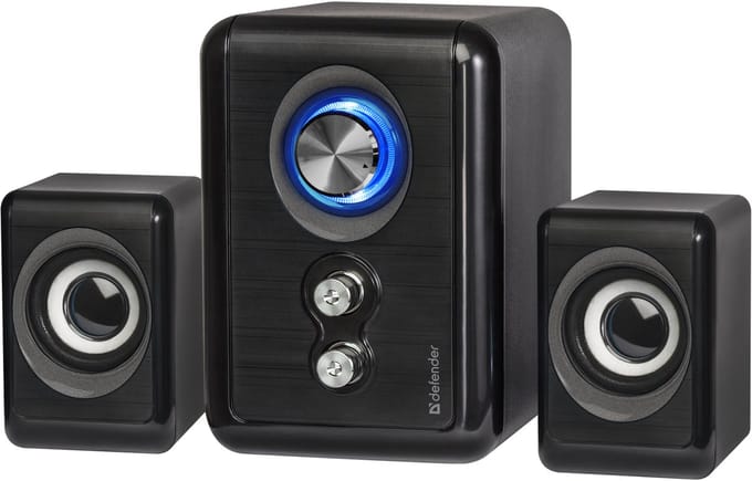 Defender V11 Serie - 2.1 Gelluidssysteem - 11W USB - Subwoofer inbegrepen - Zwart