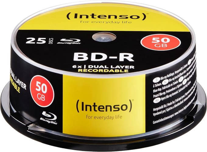 Blu-Ray 50 GB Schijfjes - 25 Stuks