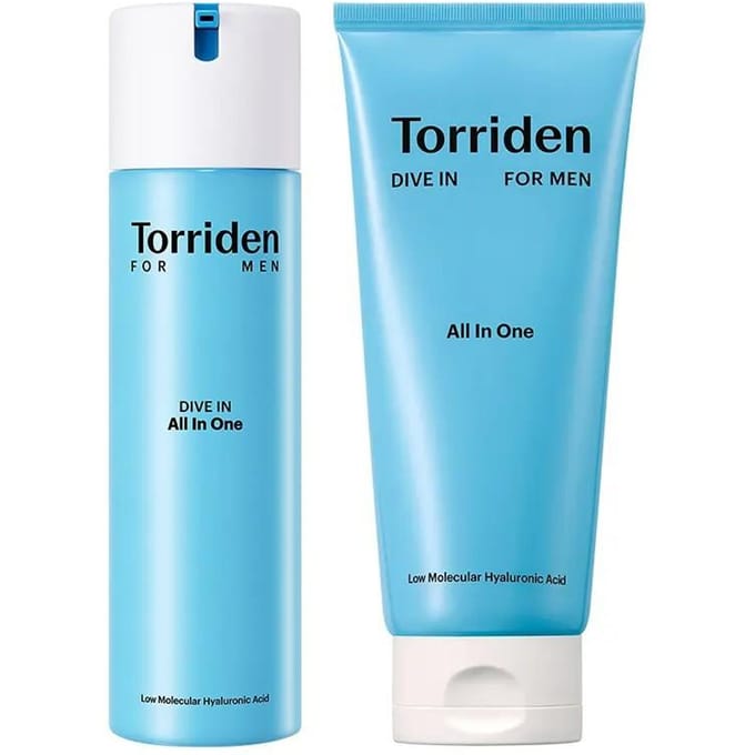 TORRIDEN Dive-In Pour Hommes Acide Hyaluronique Bas Poids Moléculaire Tout-en-Un 200g Double white