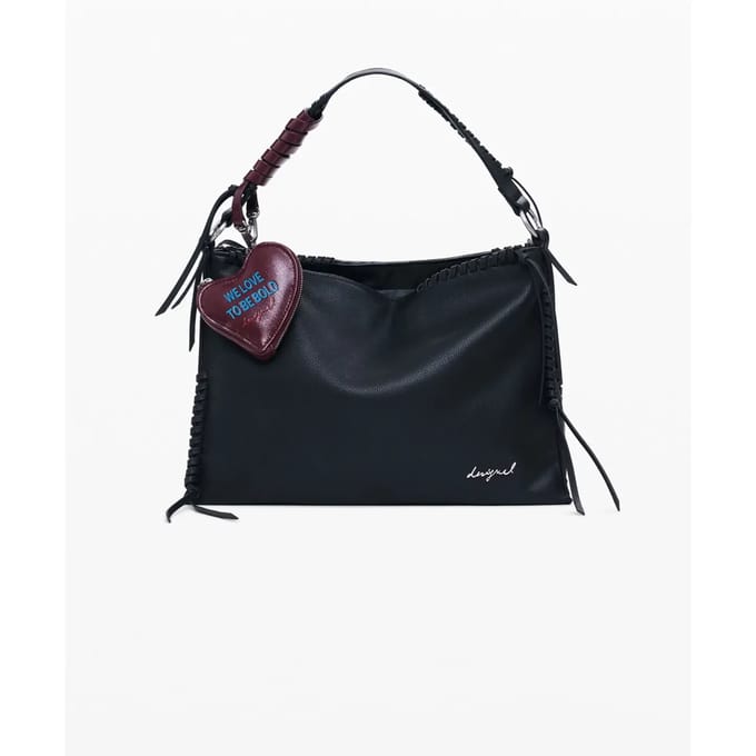 Desigual schoudertas Torio Leiria Black Shoulder Bag Black zwart