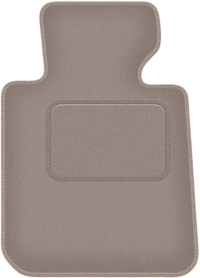 Beige bestuurdersmat voor: BMW 1 E81 hatchback (2004-2011)
