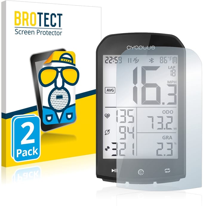 BROTECT - Screenprotector voor Cycplus M1 2.9" - Folie Beschermfolie matte 2 Stuks