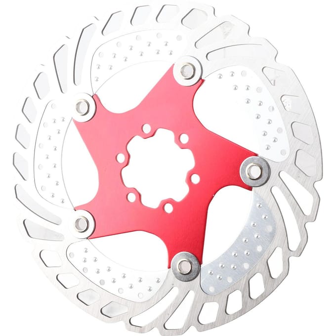 Roestvrijstalen Fiets Fietsen Schijfrem Koeling Zwevende Rotor (180 mm) pink