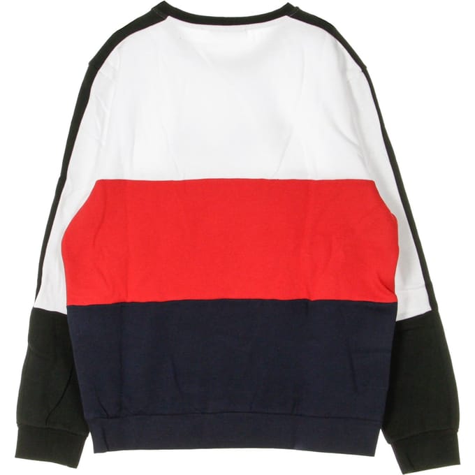 Bravo wit herensweatshirt met ronde hals
