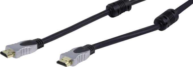 HQ Double shielded HDMI cable 5m HDMI HDMI Zilver
