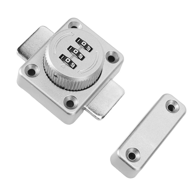 Kast Mechanisch Combinatieslot Aluminiumlegering Verbeterde Veiligheid Links en Rechts Universele Locker white