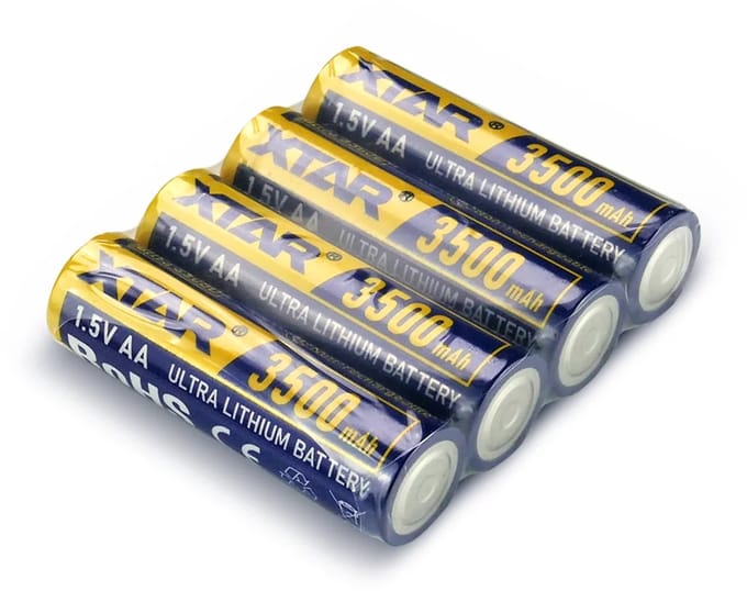 AA Penlite 3500 mAh Ultra Lithium blister 4