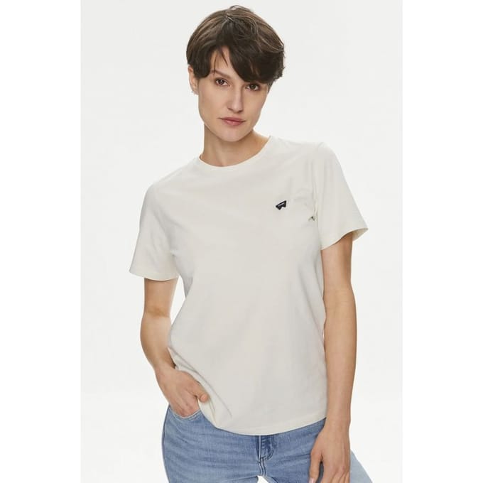 Wrangler Regular Tee Vintage White Size: S | T-Shirts Outlet | Dames | Wit
