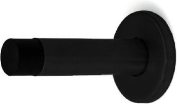 Lavuzo Deurstopper Muur Zwart 90 mm | Per Stuk | Deurbuffer | Deurstopper binnen | Deurstoppers