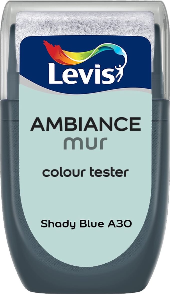 Levis - Muurverf Kleurtester Mat Mix - Shady Blue A30 - Mengverf - 30 Ml
