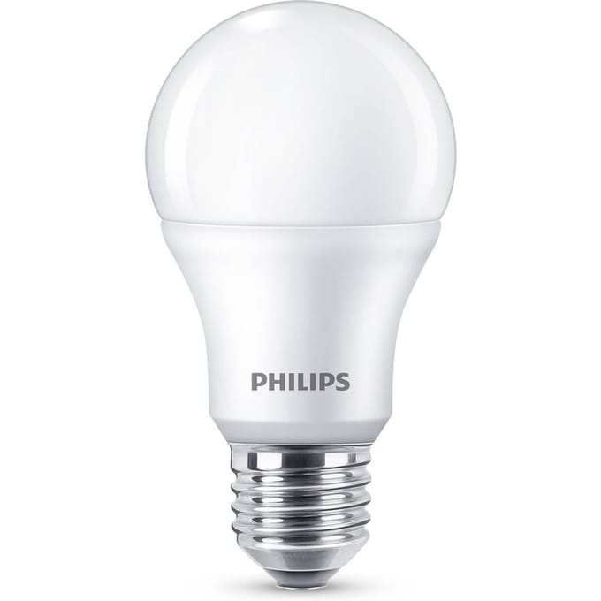 Philips E27 LED lamp A60 8W 2.700K mat 6/pak
