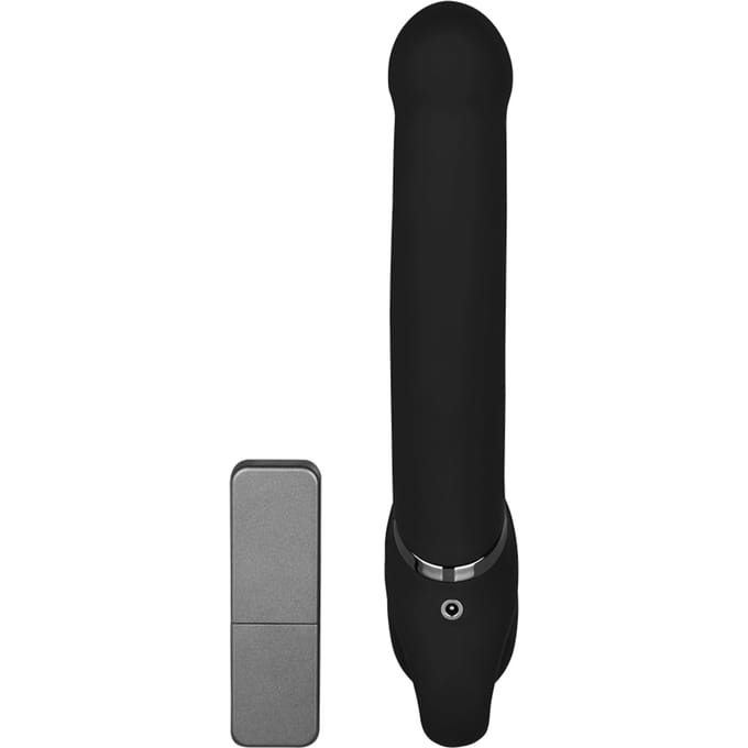 Strap-On-Me - Strapless Strapon Vibrator Met 3 motoren - Zwart - Maat XL