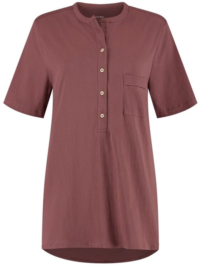 Yumeko pyjama t-shirt dames jersey evening roze m