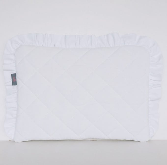 Dolly Gewatteerd Kussen Wit 37x48cm