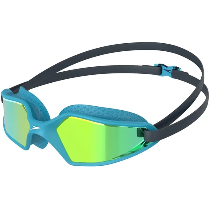 Speedo Hydropulse Mirror Junior Zwembril - Marine/Blauw