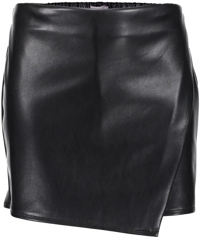 Geisha winter skort meisjes - zwart