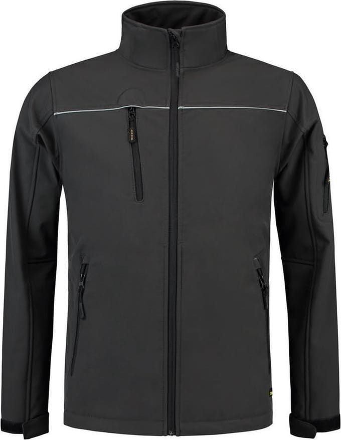 Tricorp Softshell Luxe Kids 402016 - Donkergrijs - Maat 152