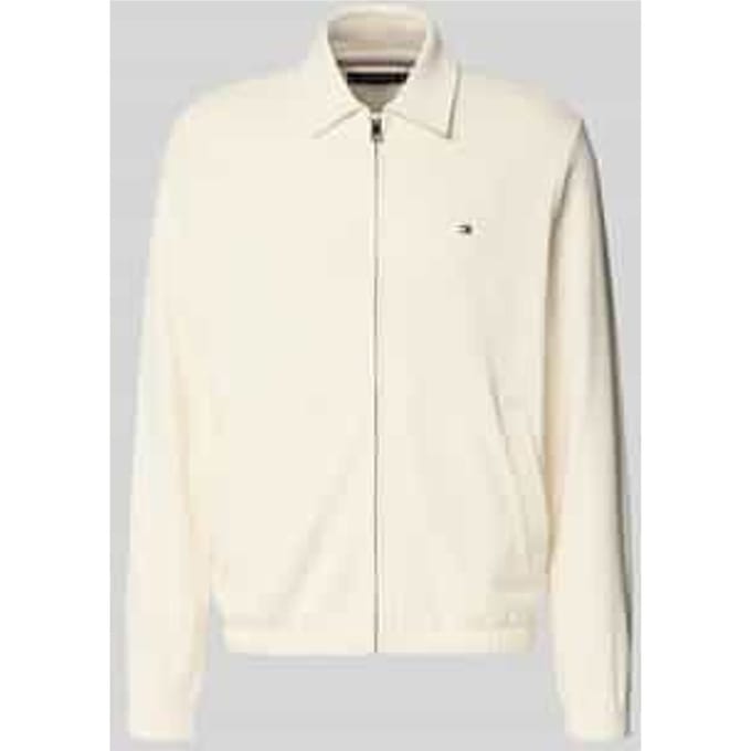 Tommy Hilfiger Essential Terry Ivy Sweatshirt Ivory Petal Taglia: L | Bomber Outlet | Uomo | Bianco