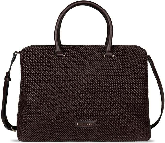 bugatti handtas schoudertas Julice Tote Bag Brown donkerbruin