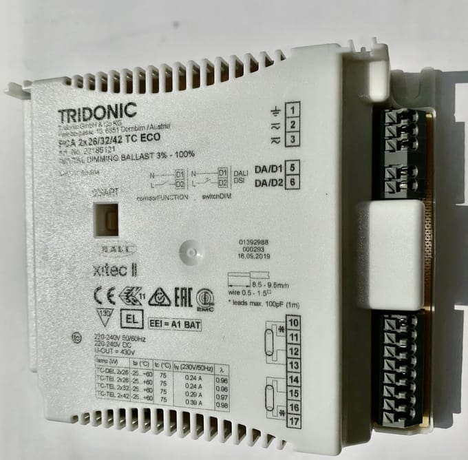 Tridonic PCA ECO voorschakelapparaat elektronisch 22185123