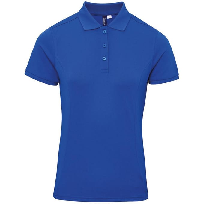 Premier Dames/Dames Coolchecker Plus Poloshirt (Koningsblauw)