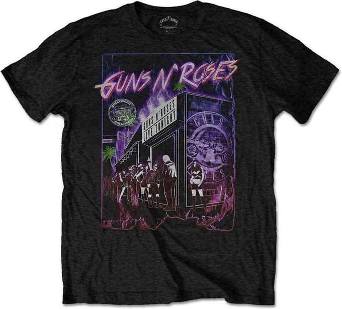 Guns N' Roses - Sunset Boulevard Heren T-shirt - M - Zwart