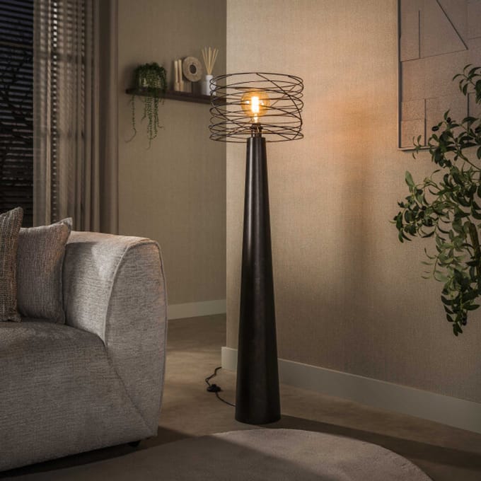Hoyz vloerlamp curl - 40x40x145 cm