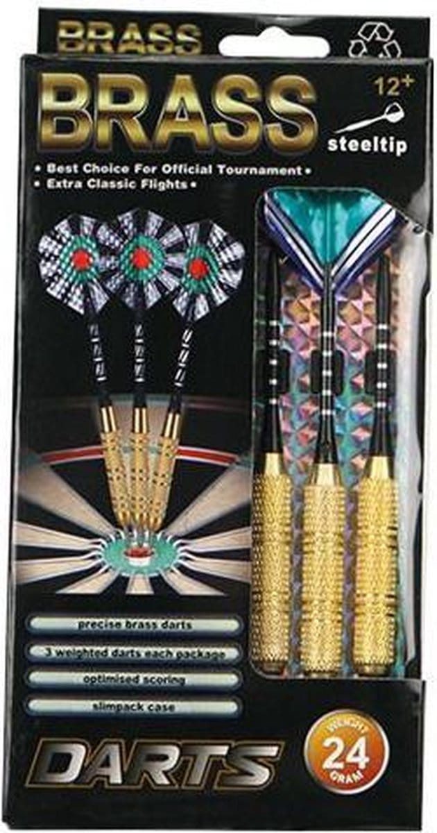Dartpijlen Brass 20+22+24 Gram