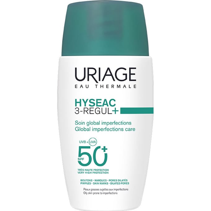 Uriage Hyseac 3-Regul+ Verzorging Tegen Onzuiverheden SPF50+ 50ml
