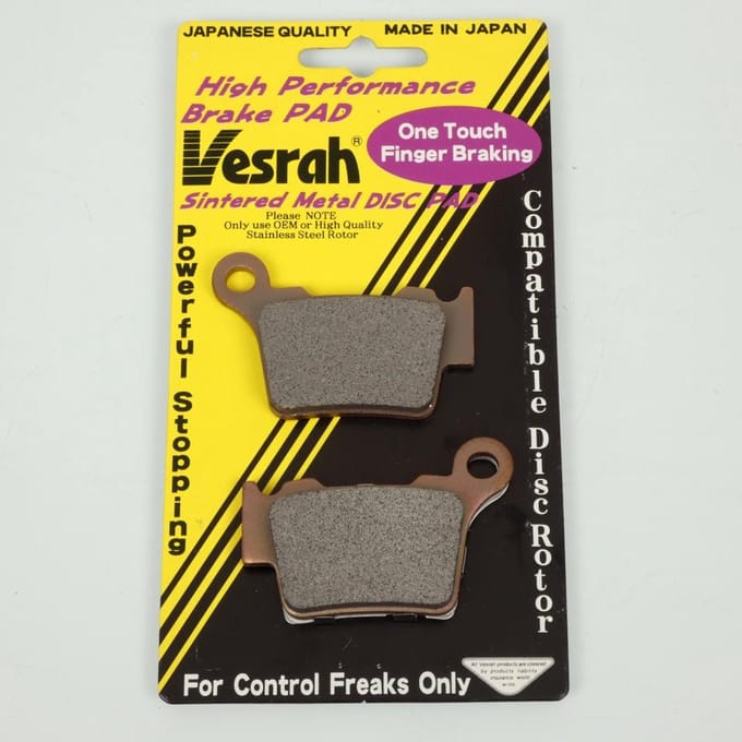 Plaquette de frein Vesrah pour Moto Husaberg 570 FE 2009 à 2012 AR Neuf