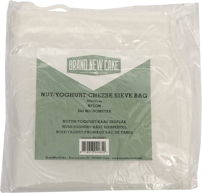 BrandNewCake Nylon Noten/Yoghurt/Kaas Zeefzak 30x30cm**