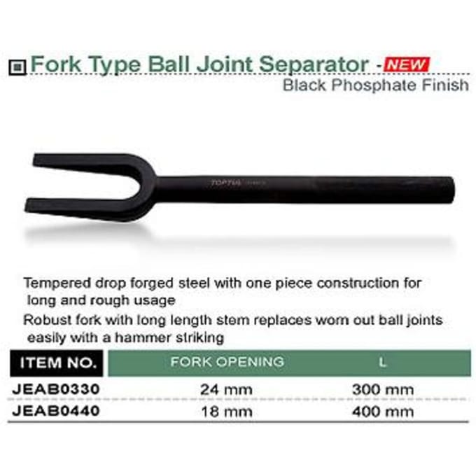 Tapse draadtrekker TOPTUL 24 mm (Abstand 55mm, Lengte 300mm)