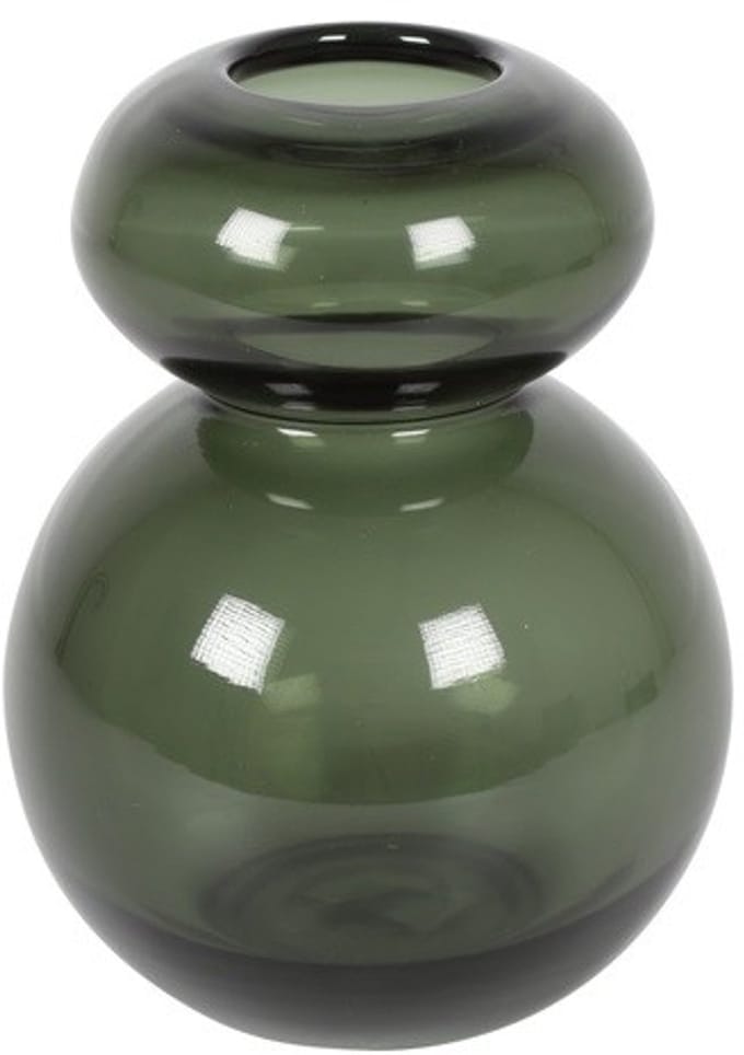 Decostar - Vaas - Glaswerk - Groen - Bollen - D19 H21