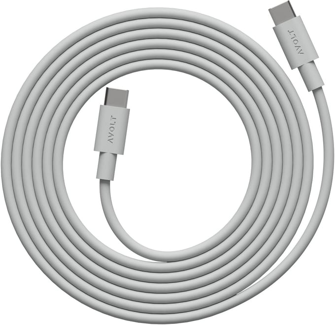 Avolt C1CCI1002GG USB-kabel 2 m USB C 100 W Grijs