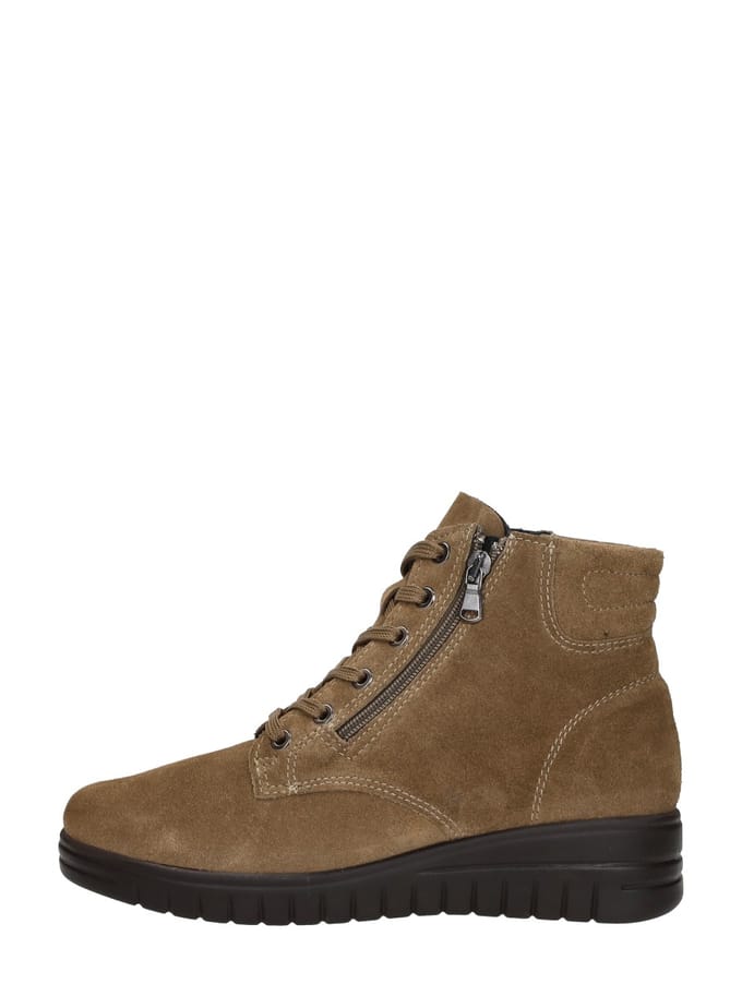 SUB55 Comfort Collection Isla 06 Veterschoenen Hoog - beige - Maat 39