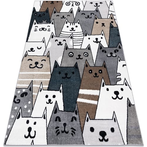 Kleden Rugsx Tapijt FUN Pets voor kinderen, dieren multi 140x190 cm