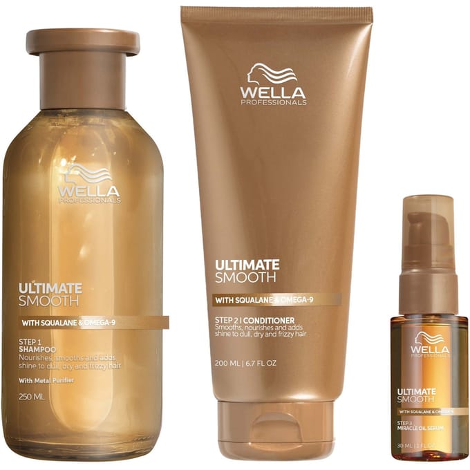 Wella Ultimate Smooth Voedende conditioner voor het haar Afzetting & reparatiespoeling Dames 200 ml