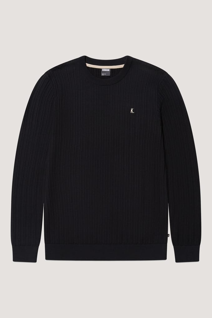 Kultivate Kn Vertical Dark Navy Größe: S | Pullover Outlet | Herren | Blau