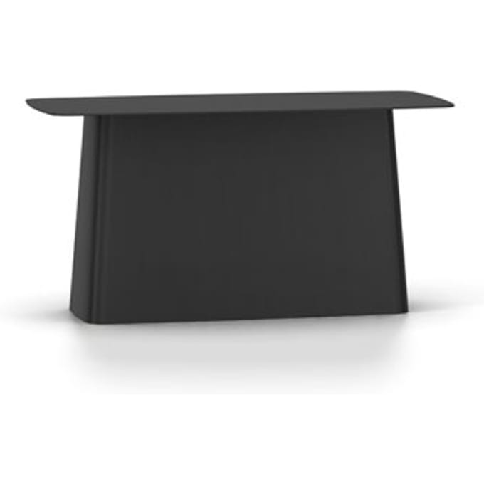 Vitra - Metal Side Table Outdoor - diepzwart - L