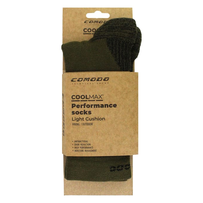 Heren Performance Coolmax Sokken | Ademend Gevoerd Wandelsokken