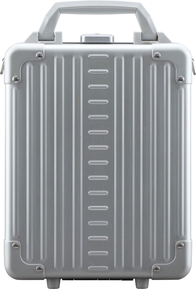Aleon Aluminium Verticale aktetas 24 cm laptop compartiment - 35cm (14 duim) - platinum