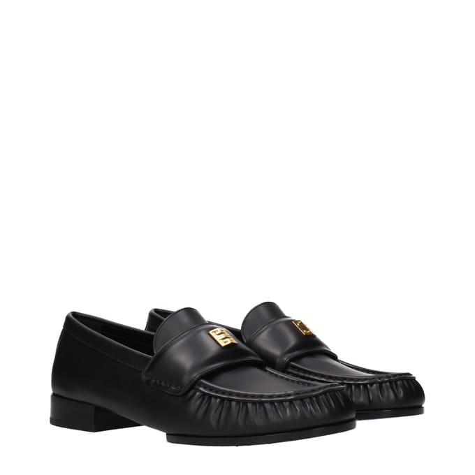 Givenchy Zwarte Leren Instappers