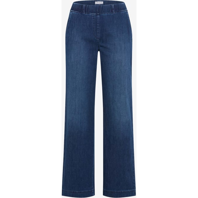 Raphaela by Brax Dames Marlenebroek  Style PAM FLARED STONED SLIGHTLY USED, denim blauw regular, maat 40