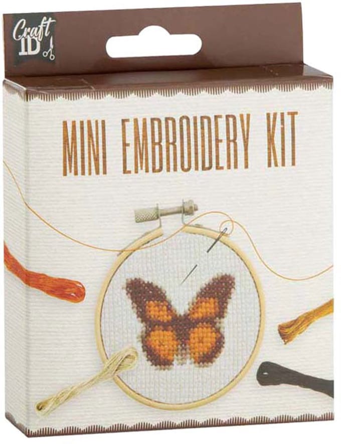 Creative Craft Group Craft ID - Mini embroidery kit - Butterfly (CR1710