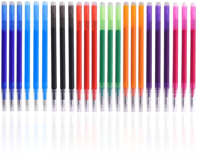 Dailygoods - Set van 24 Uitwisbare Gel Pen Vullingen