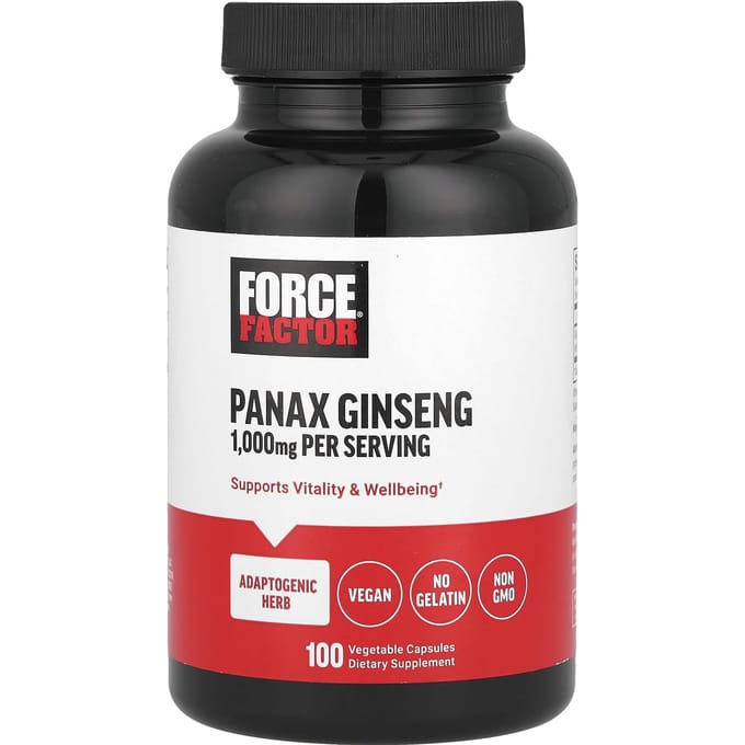 Ginseng, 1.000 mg, 100 Vegetarische Capsules (500 mg per capsule)
