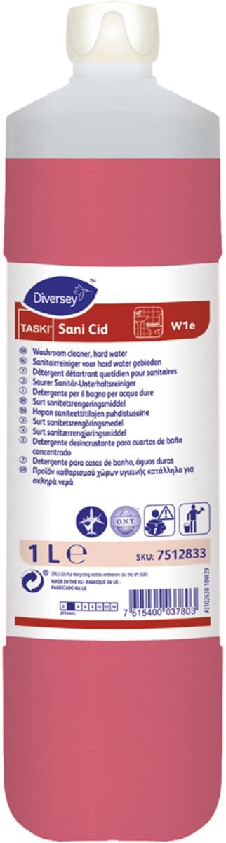 TASKI Sanitair Onderhoudsreiniger Sani Cid, 1 liter